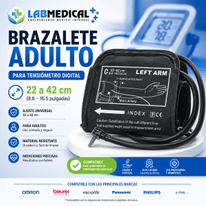 BRAZALETE NIBP PARA TENSIOMETRO ADULTO
