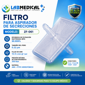 FILTRO ZF-061 PARA ASPIRADOR DE FLEMA