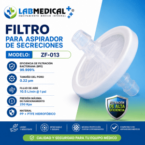 FILTRO ZF-013 PARA ASPIRADOR DE FLEMA