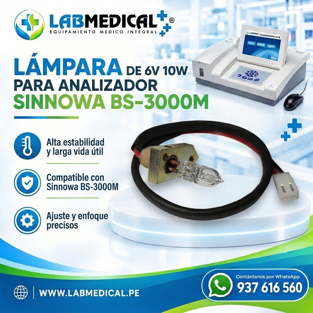 LAMPARA PARA ANALIZADOR SINNOWA BS3000M
