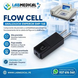FLOW CELL PARA ANALIZADOR EMPEROR 168
