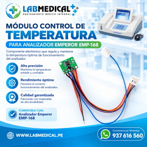 MODULO CONTROL DE TEMPERATURA PARA ANALIZADOR EMPEROR 168