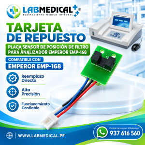 PLACA SENSOR DE POSICION DE FILTRO PARA ANALIZADOR EMPEROR 168