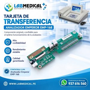 TARJETA DE TRANSFERENCIA PARA ANALIZADOR EMPEROR 168