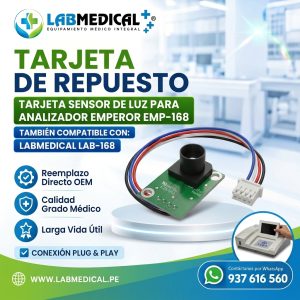 TARJETA SENSOR DE LUZ PARA ANALIZADOR EMPEROR 168